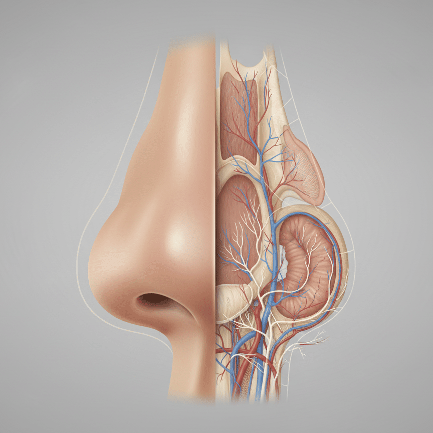 Anatomische Grundlagen der &auml;sthetischen Nasenchirurgie